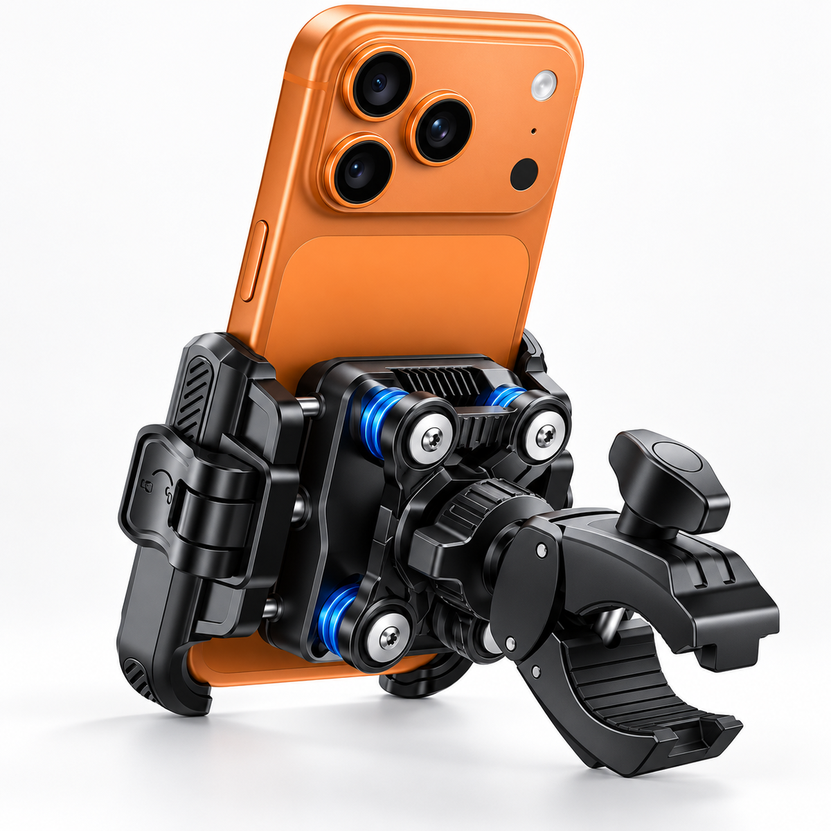 Anclariders – Soporte Móvil Antivibración con Funda y Anclaje Rápido
